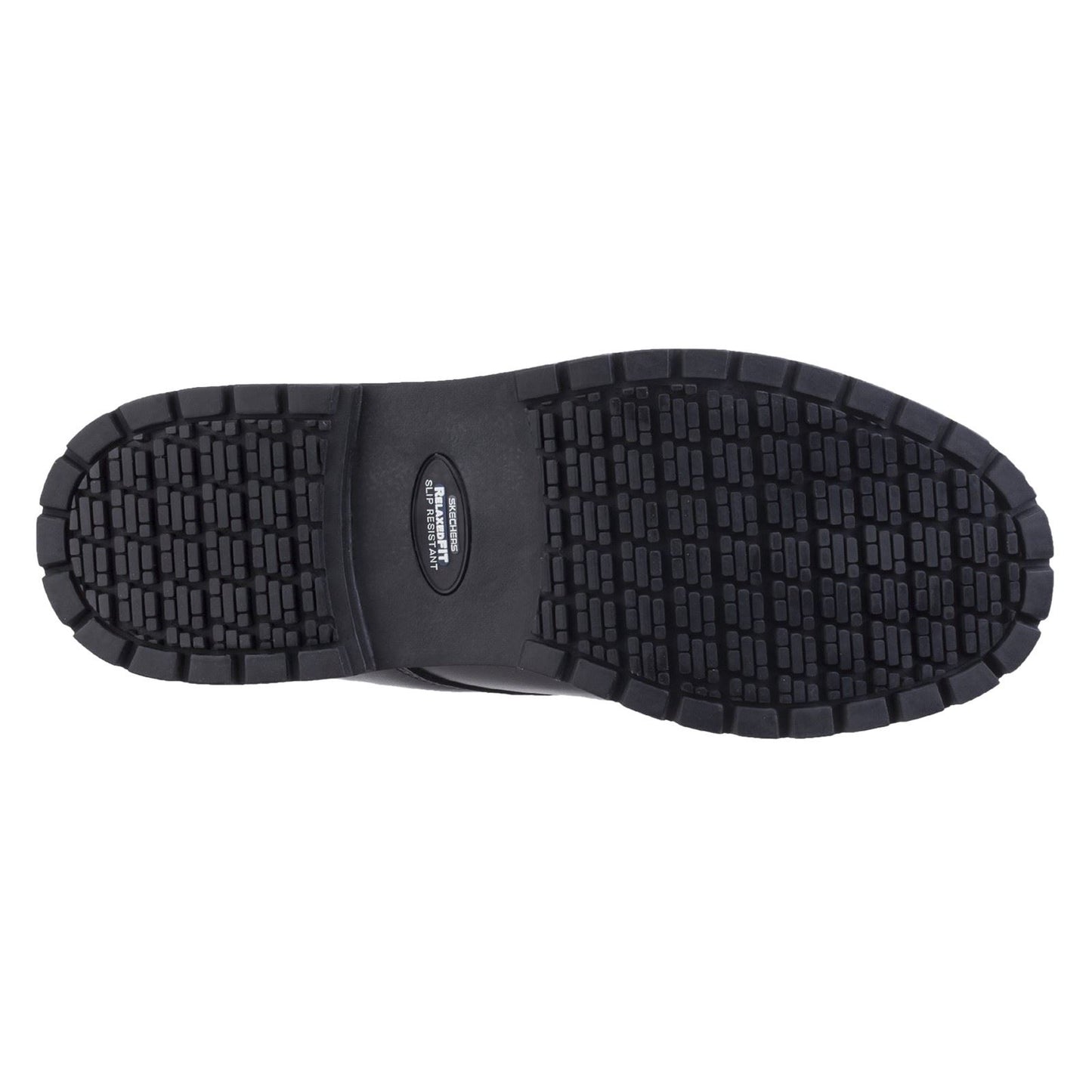 Skechers Workwear Cottonwood Elks Leather Men's Black Safety Shoes