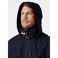 Helly Hansen Sport Men's Crew Hooded Midlayer Sailing Jacket 2.0 in Navy