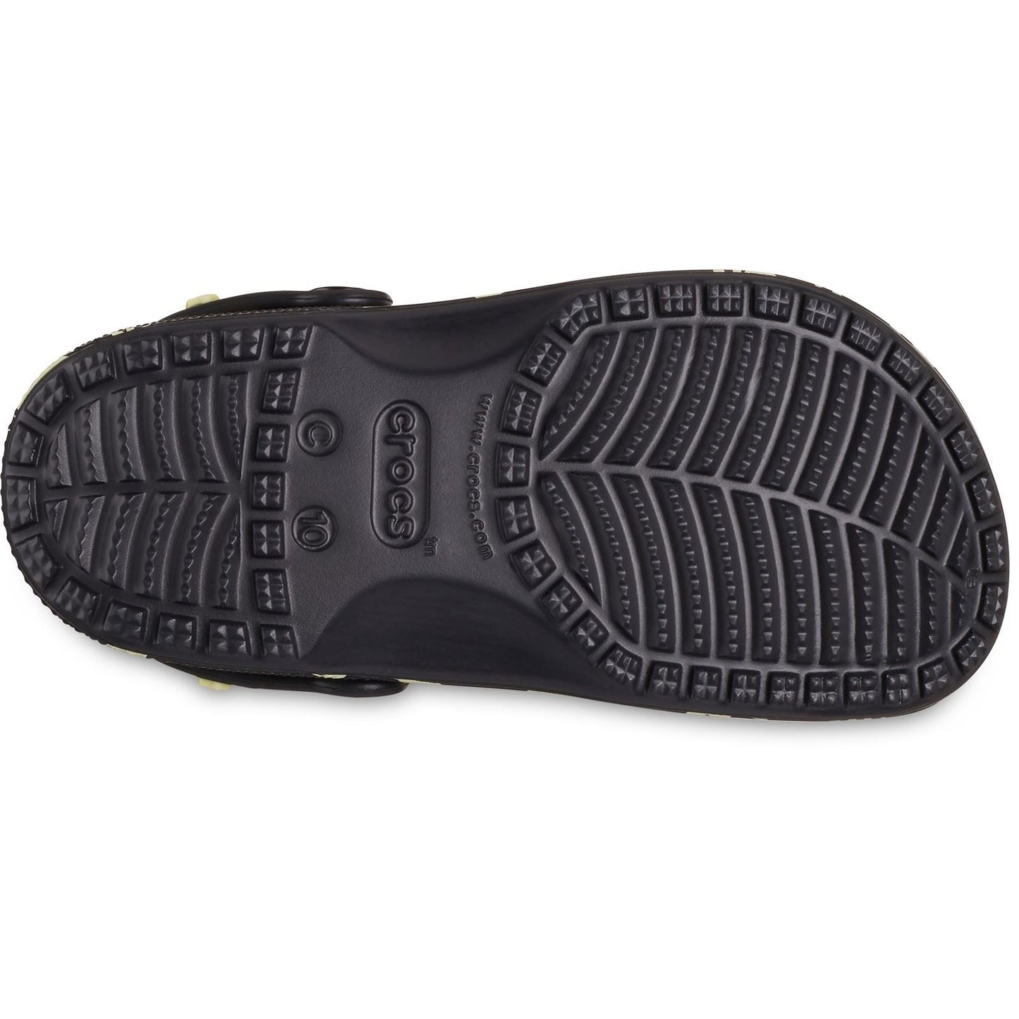 Crocs Classic Graphic Thermoplastic Black Loafers