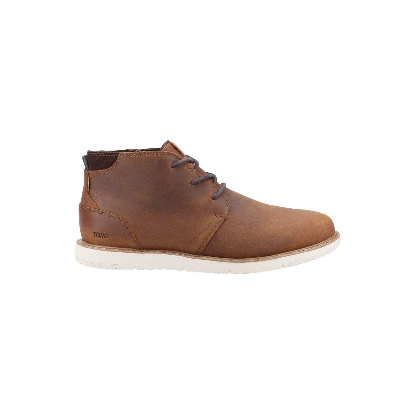 TOMS Men's Navi Boots in Topaz Brown Leather