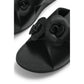 Fitflop Lulu Flower Polyurethane Women's Black Sandals