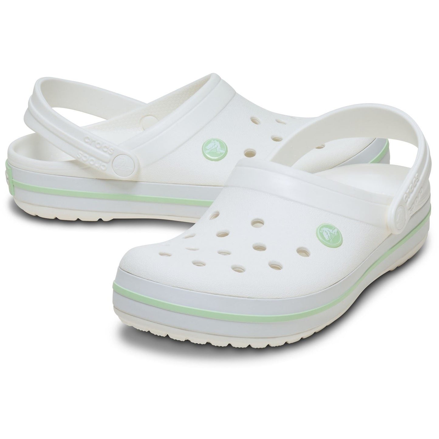 Crocs Crocband EVA Women's White/Serene Green Clogs
