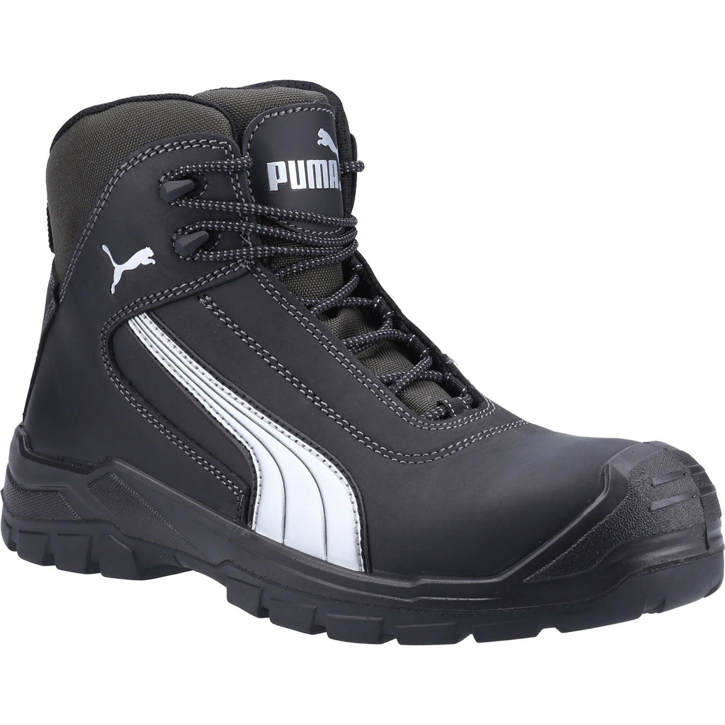 Puma Safety Men's Cascades Mid S3 Safety Boot in Black
