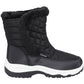 Cotswold Butterrow Textile Women's Black Winter Mid Calf Boots