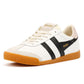 Gola - CLB745WB WOMENS ELAN LEATHER WHITE/BLACK/CHALK PINK