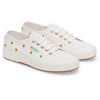 Superga Embroidery Linen Sunflower Linen Women's White Trainers
