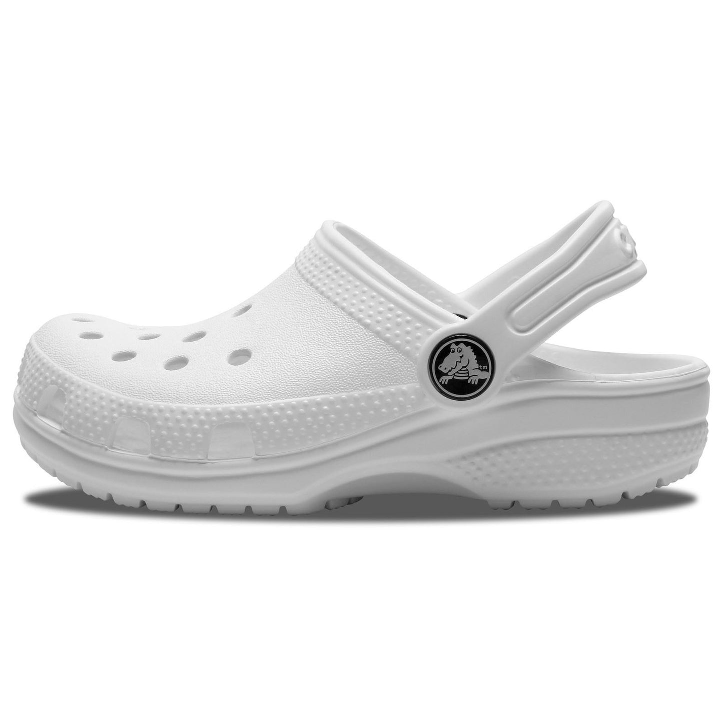 Crocs Kids' Classic Clog Thermoplastic White Loafers