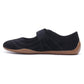Hush Puppies Juno Suede Sneakerina Leather Women's Black Flats