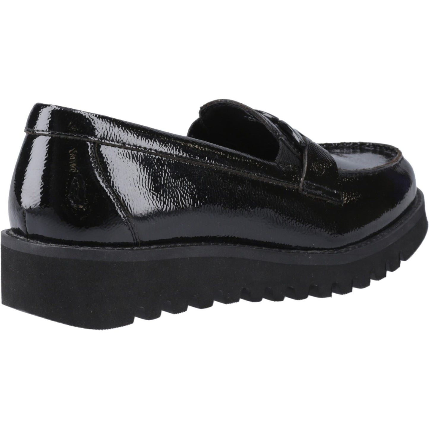Hush Puppies Francis Loafer Patent Leather Black Loafers