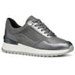 Geox D Desya A Leather Women's Dark Grey/Gun Trainers