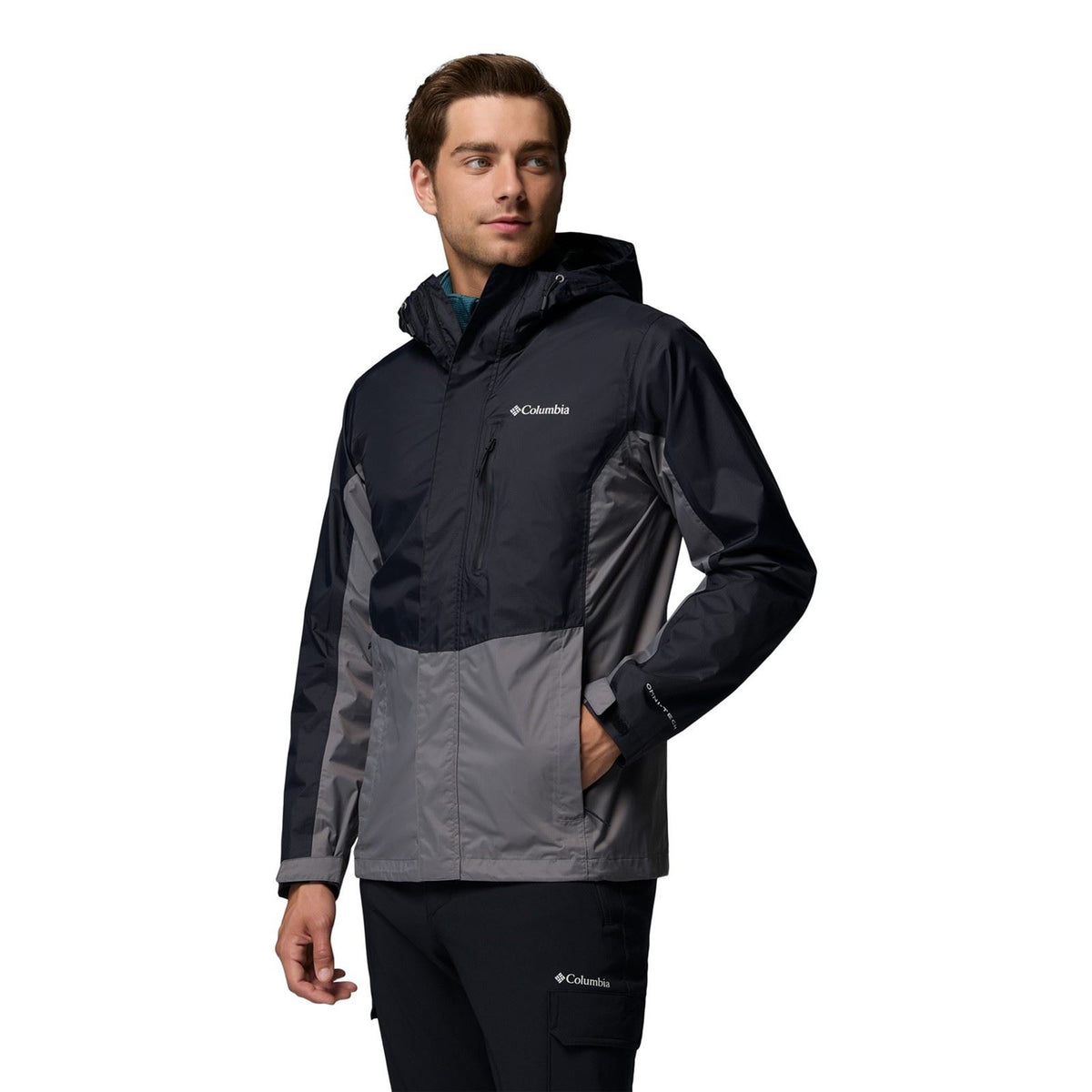 Columbia Pouring Adventure III Jacket Men's Black Rain Jacket