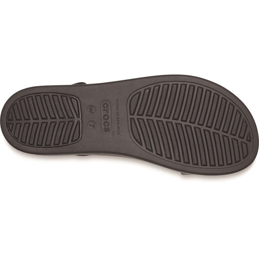 Crocs Women's Brooklyn Low Wedge Platform Sandal in Black