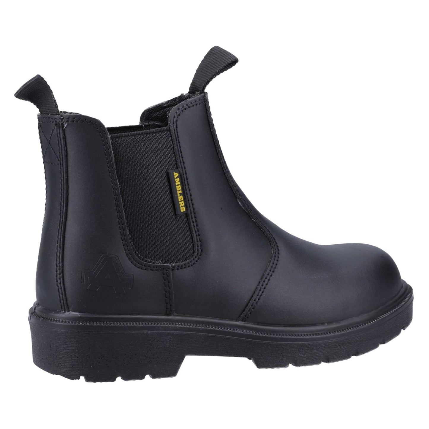 Amblers Safety Men's FS116 Hardwearing Pull on Safety Dealer Boot in Black
