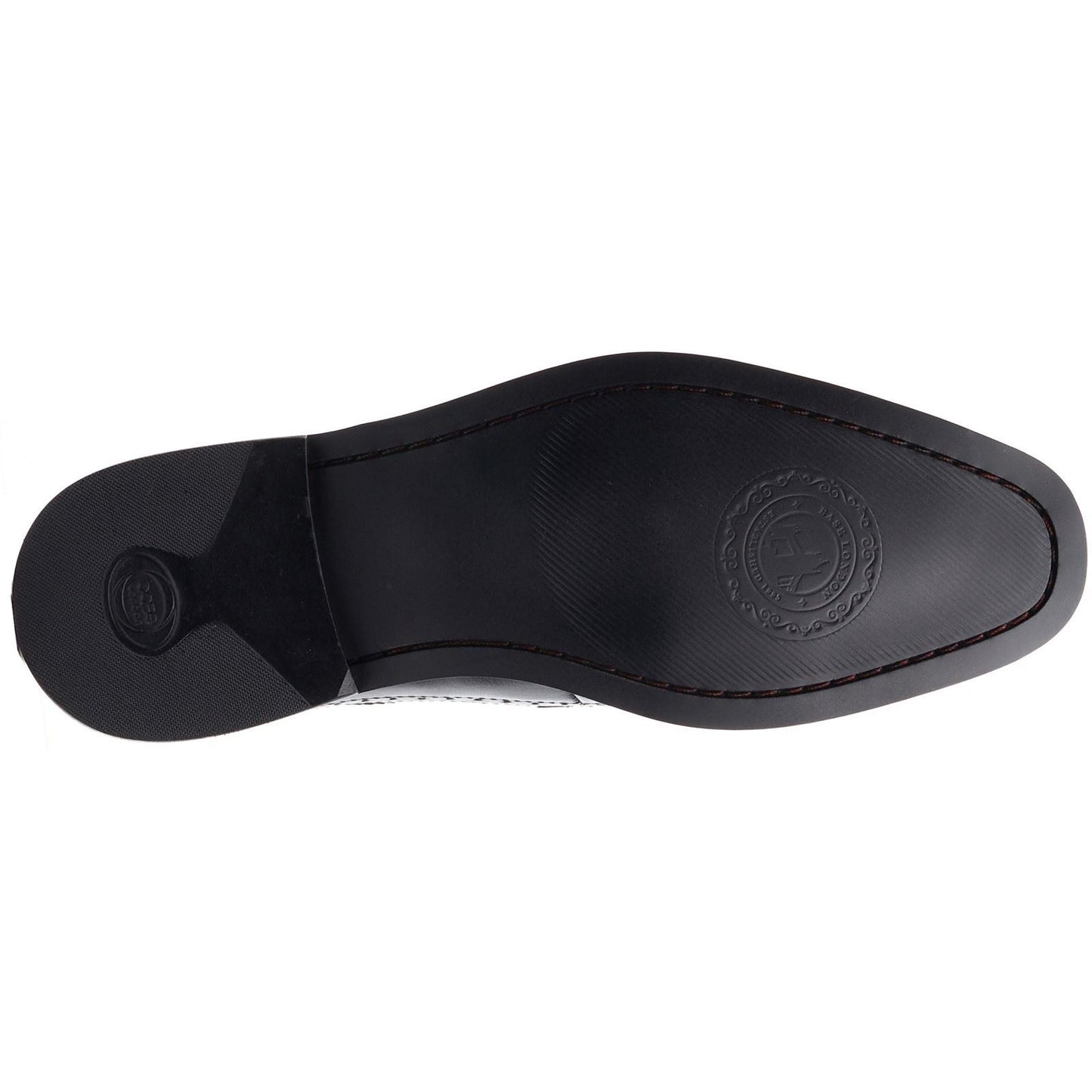 Base London Havisham Leather Men's Black Brogues Shoes