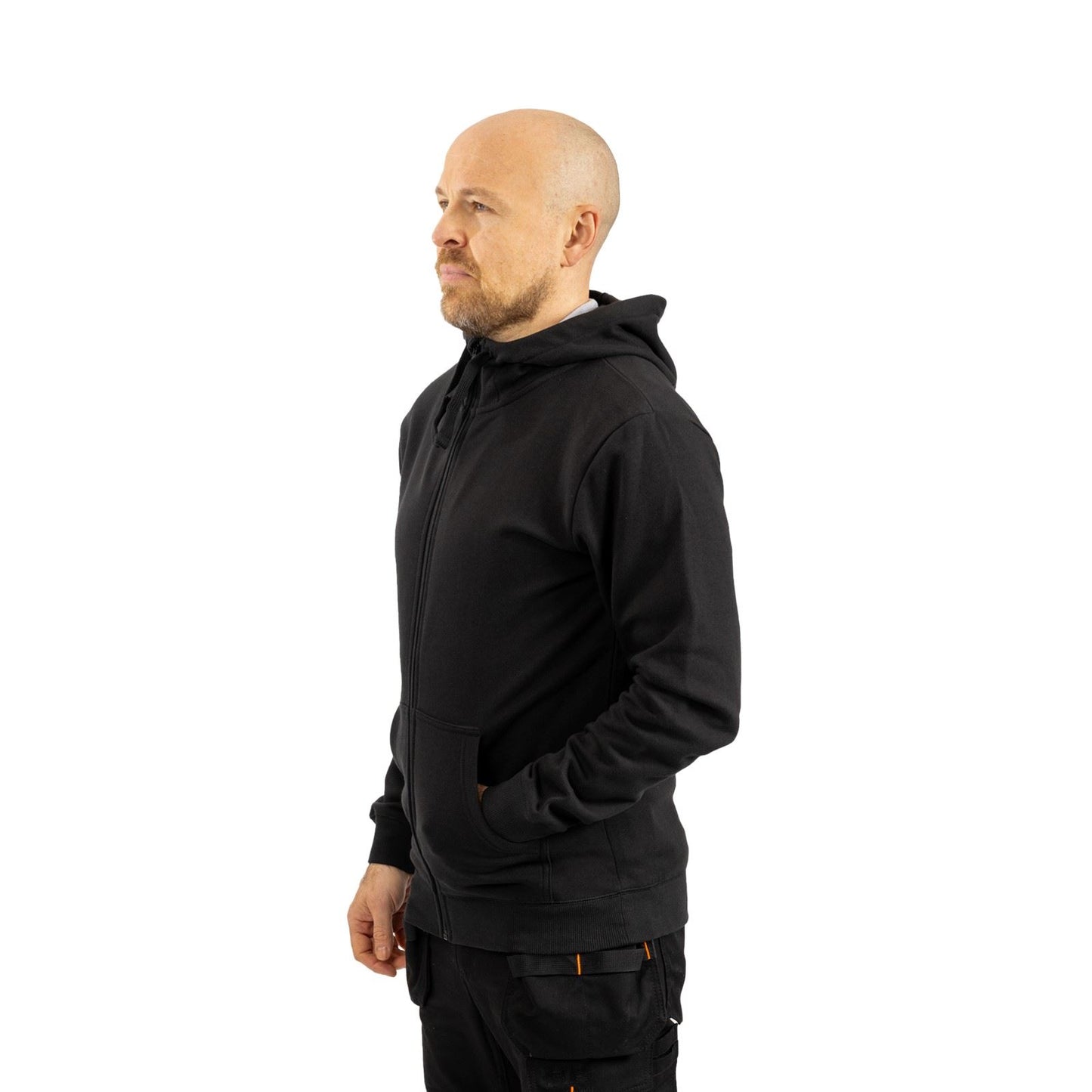Helly Hansen Workwear Men's Manchester Zip Hoodie in Black