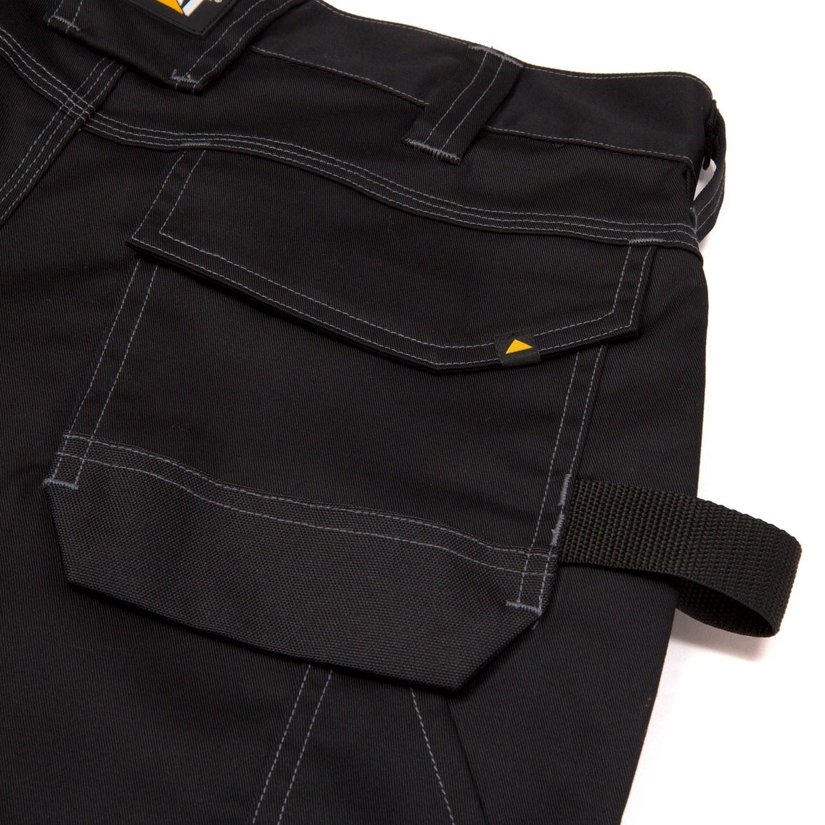 Caterpillar Essential Knee Pocket Stretch Holster Polyester Men's Black Outdoor Trousers