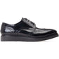 Base London Men's Joe Brogue Shoe in Black