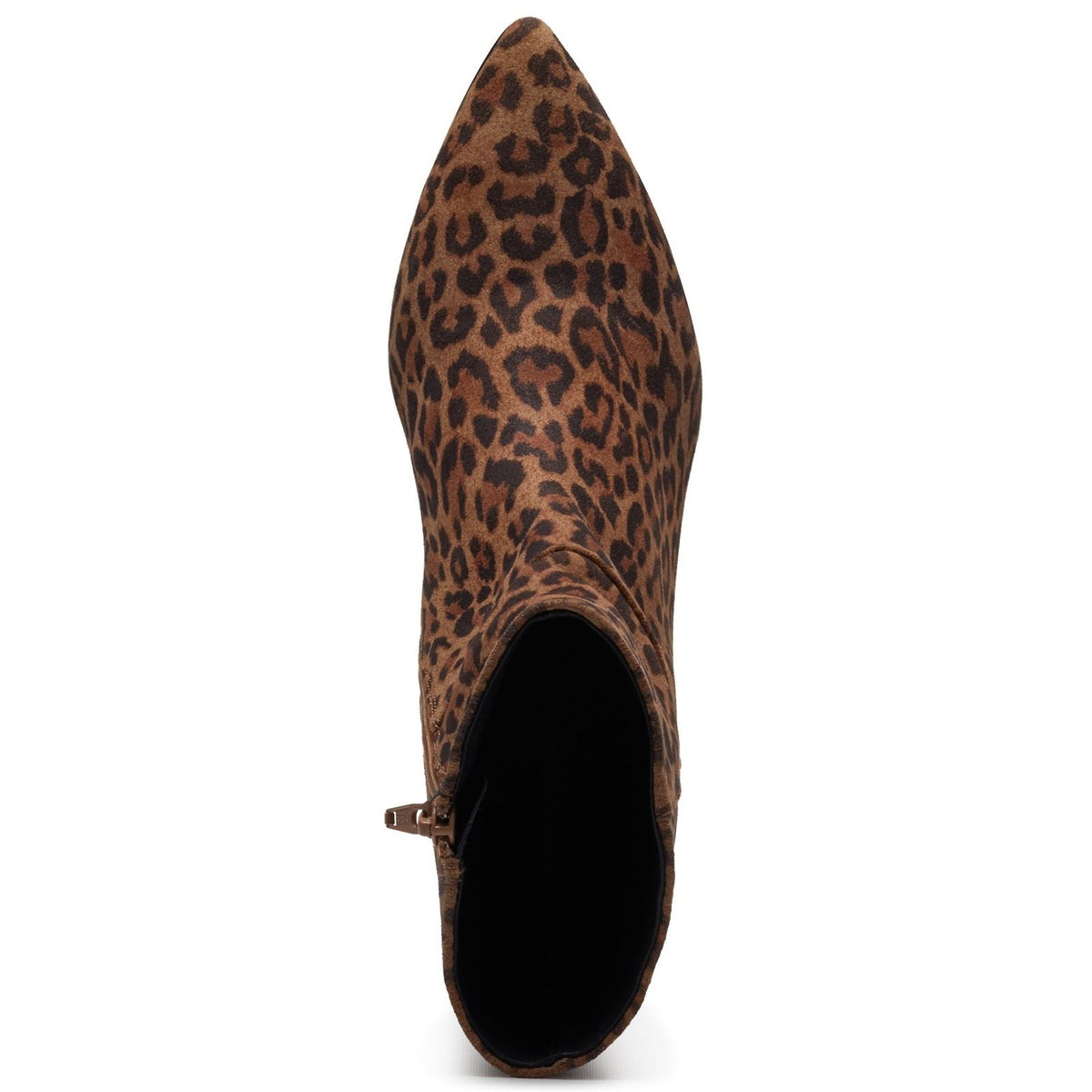 Hush Puppies Nahla Heel Leather Women's Leopard Heeled Ankle Boots