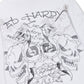 Ed Hardy Diamante Venom Enzyme Wash Relaxed Zip Thru Women's White Hoodie