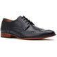 Base London Barbera Leather Men's Black Standard Brogues Shoes