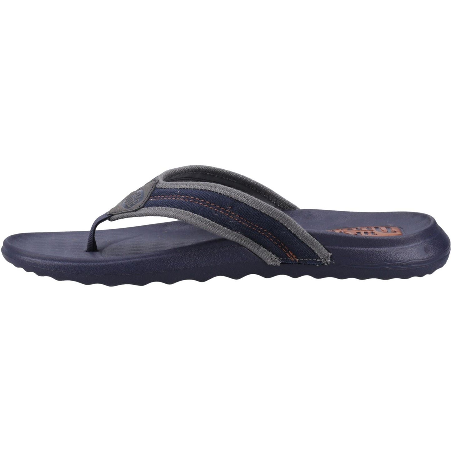 HEYDUDE Men's Myers Flip Sport Mode Sandal in Navy/Navy