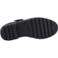 Hush Puppies Fiona Leather Youth Black Shoes