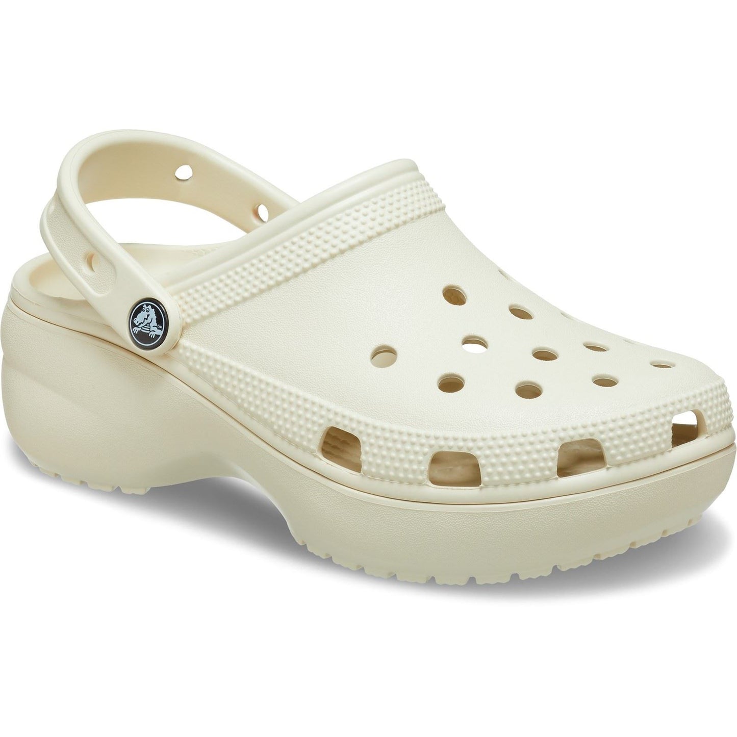 Crocs Women's Classic Platform Clog in Bone