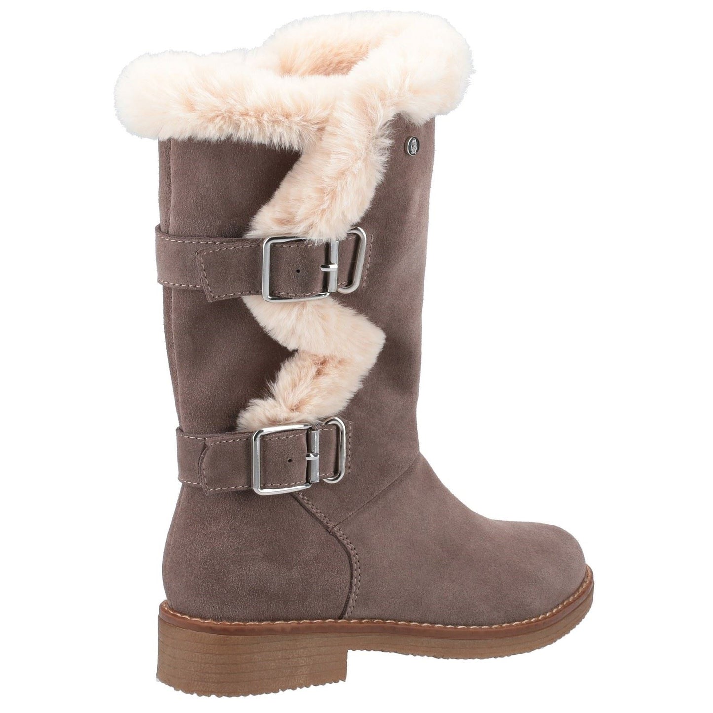 Hush Puppies Women's Megan Ladies Mid Boots in Grey