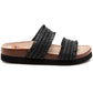 Rocket Dog Women's Aruba Raffia Sandal in Black