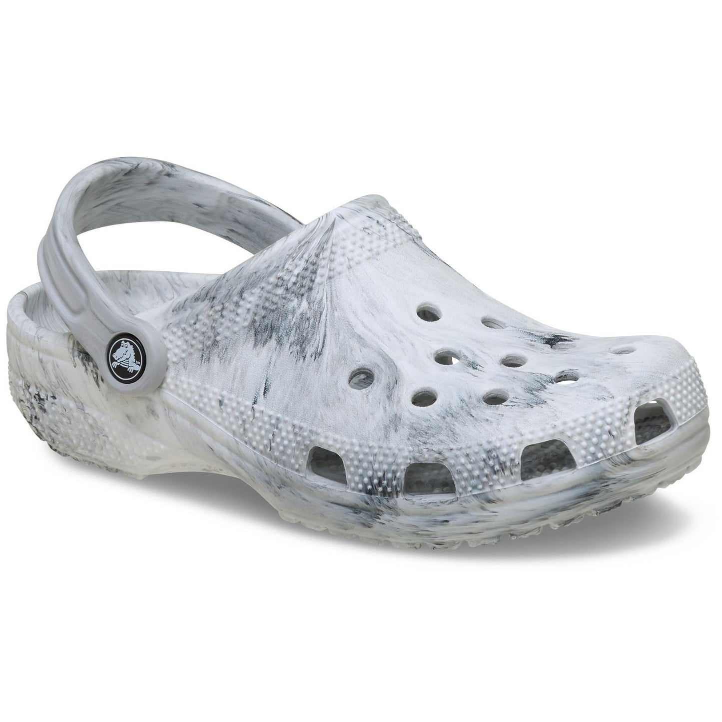 Crocs Classic Marbled Clog Thermoplastic Black/White Clogs