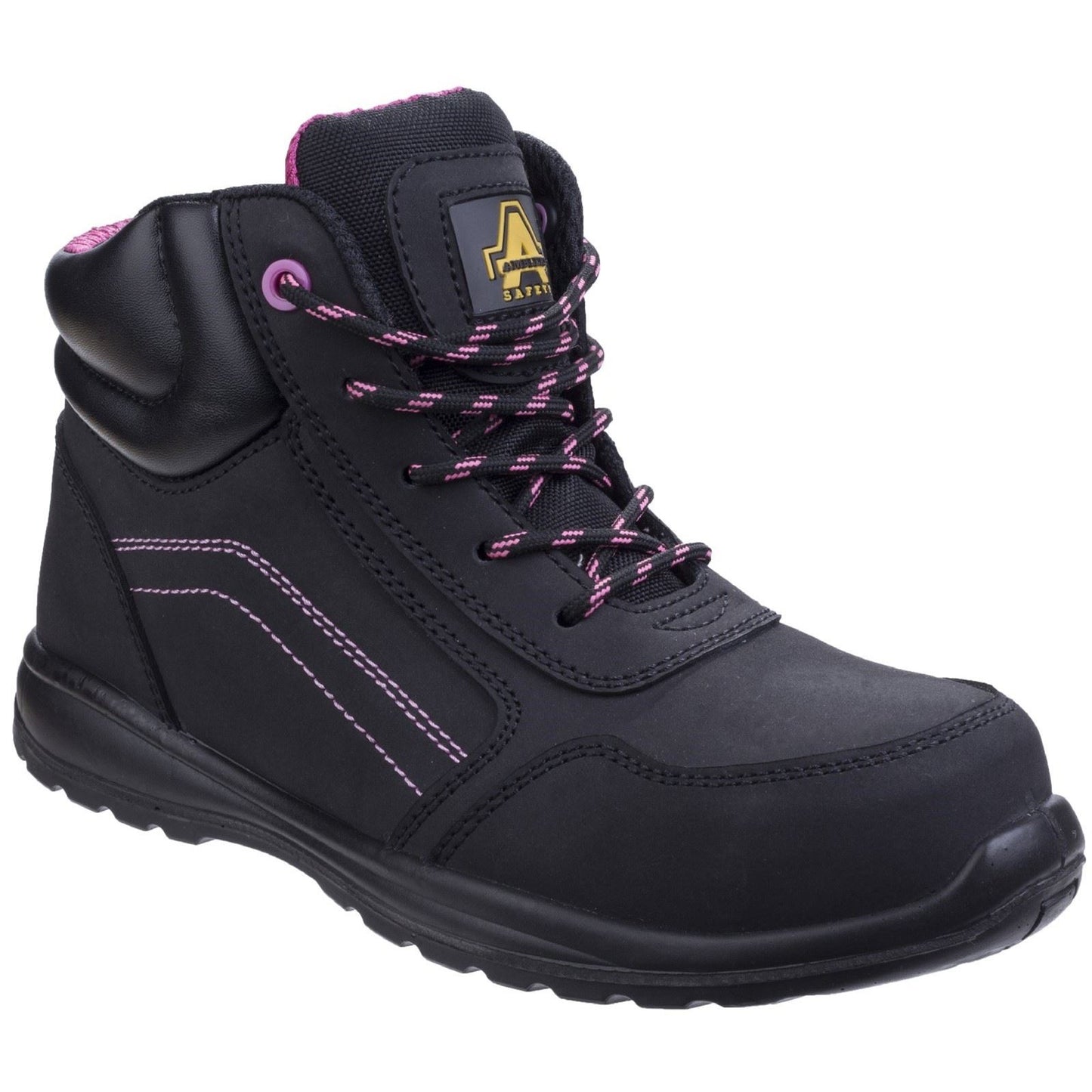 Amblers Safety Women's AS601 Lydia Composite Safety Boot With Side Zip in Black