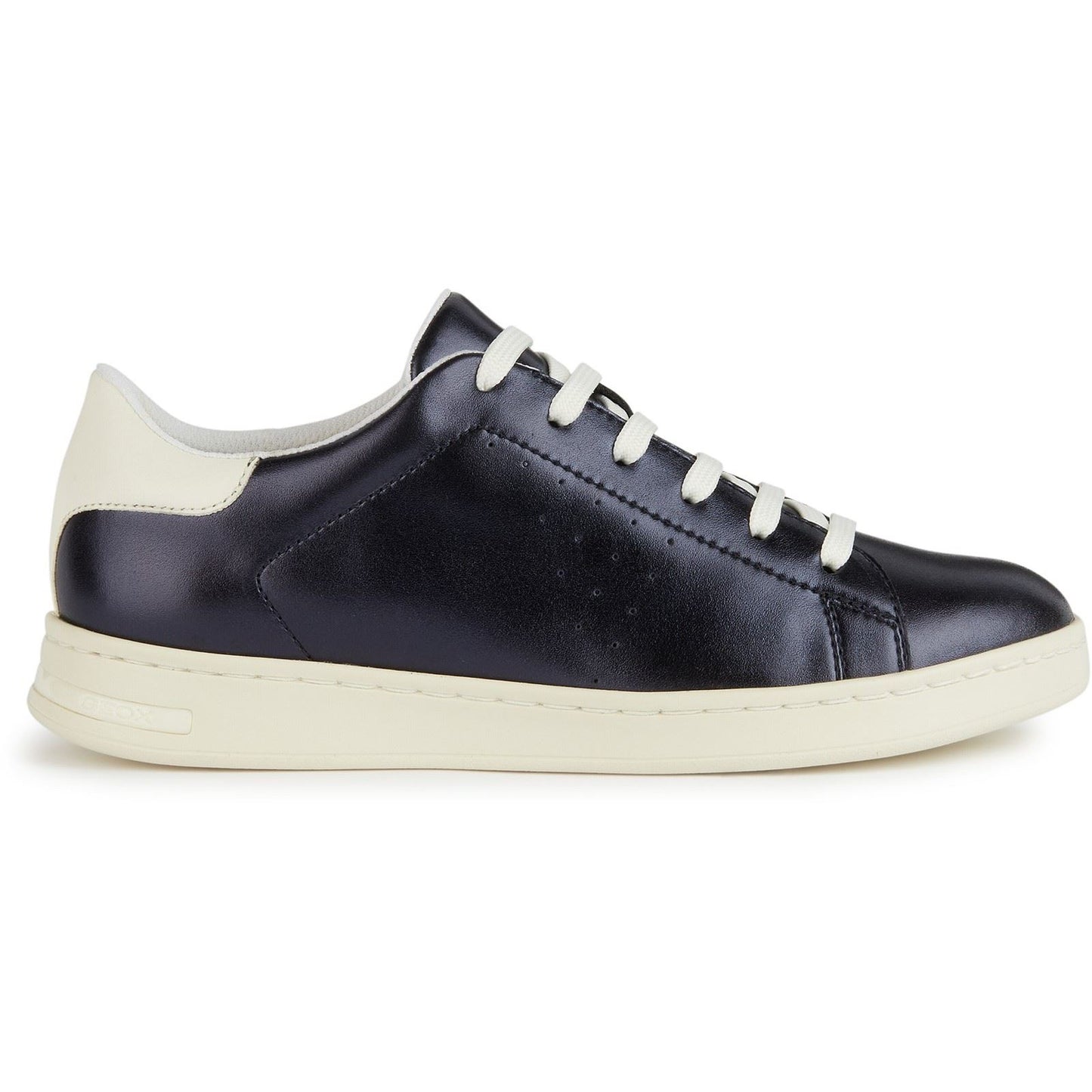 Geox Women's D Jaysen B Sneakers in Dark Jeans/Optic White
