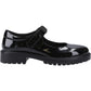 Hush Puppies Astrid Bow Patent Leather Youth Black Shoes