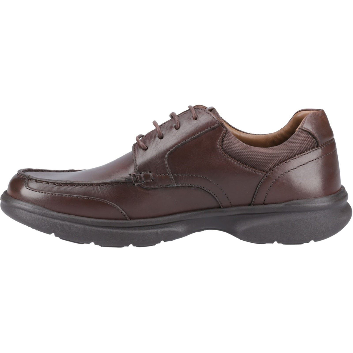Hush Puppies Hugh Leather Men's Brown Lace-Up Shoes
