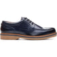 Base London Langdon Leather Men's Navy Boat Shoes