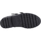 Hush Puppies Ella Leather Youth Black Shoes