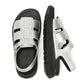 FitFlop GEN-FF Fisherman Leather Women's Silver Sandals