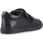 Hush Puppies Daxton Leather Boy's Black Trainers