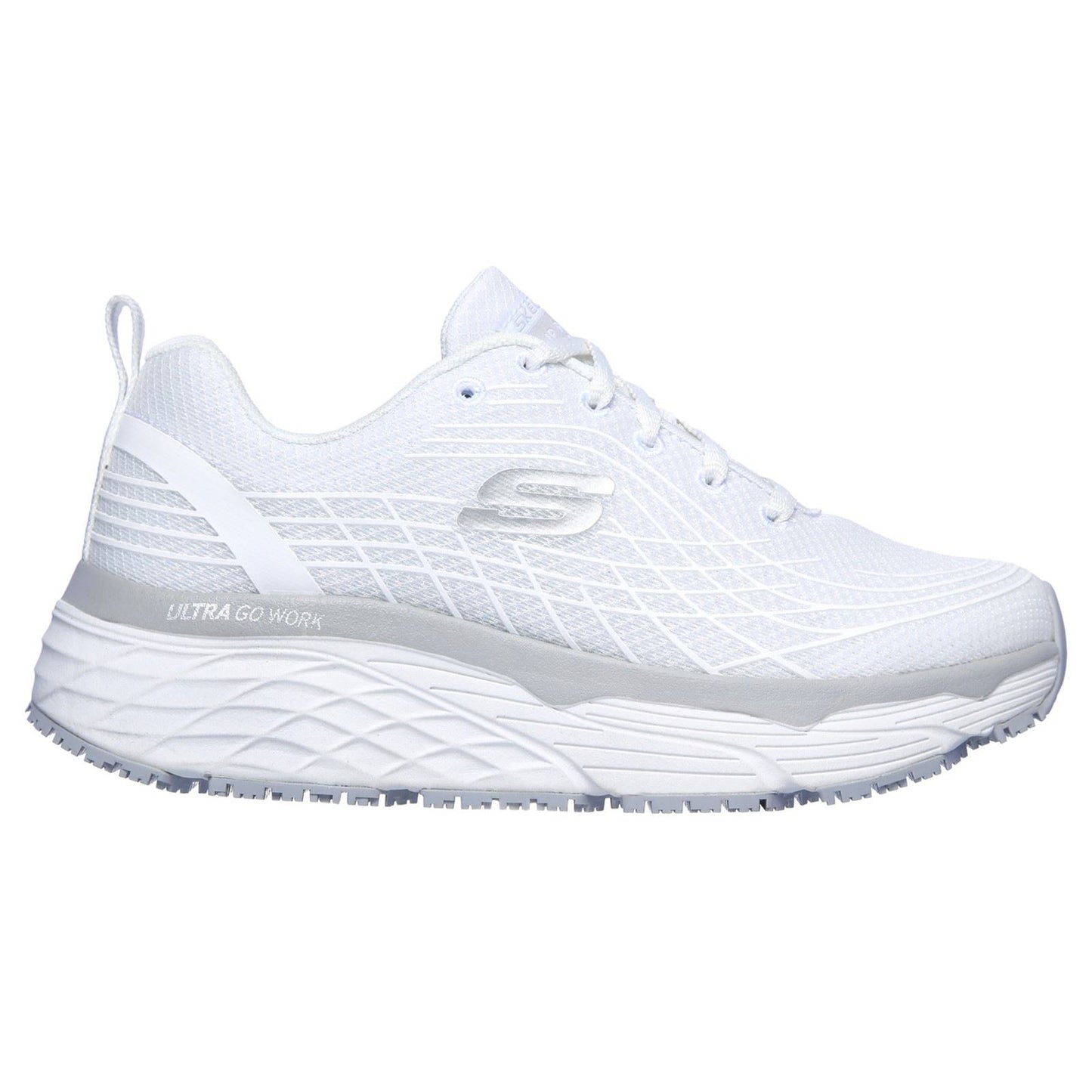 Skechers Workwear Max Cushioning Elite Sr Textile Women's White Safety Trainers