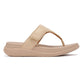 FitFlop F-Mode Go Adjustable Flatform Women's Beige Sandals