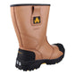 Amblers Safety Men's FS143 Waterproof pull on Safety Rigger Boot in Tan