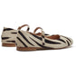 Hush Puppies Pasha Leather Women's Zebra Flats