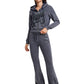 Ed Hardy Cross and Thorn Flared Women's Black Joggers