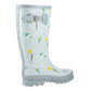 Cotswold Wildflower Tall Rubber Women's Mint Wellington Boots