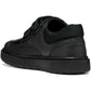 Geox J Riddock Leather Boy's Black Shoes