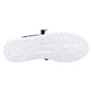 HEYDUDE Men's Wally Funk Open Mesh Shoe in Black/White