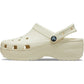 Crocs Women's Classic Platform Clog in Bone