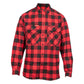 Hard Yakka Men's Long Sleeve Check Flannel Shirt in Red