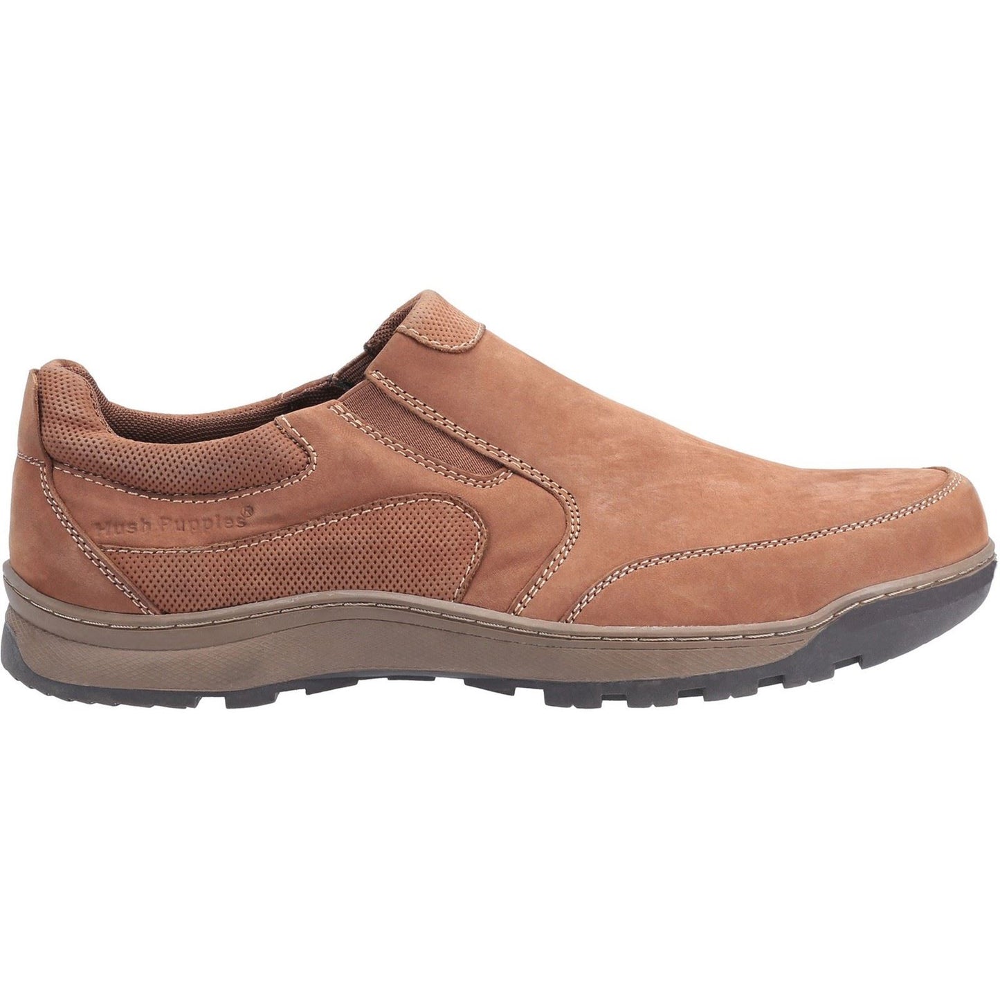 Hush Puppies Men's Jasper Trainer in Tan Nubuck