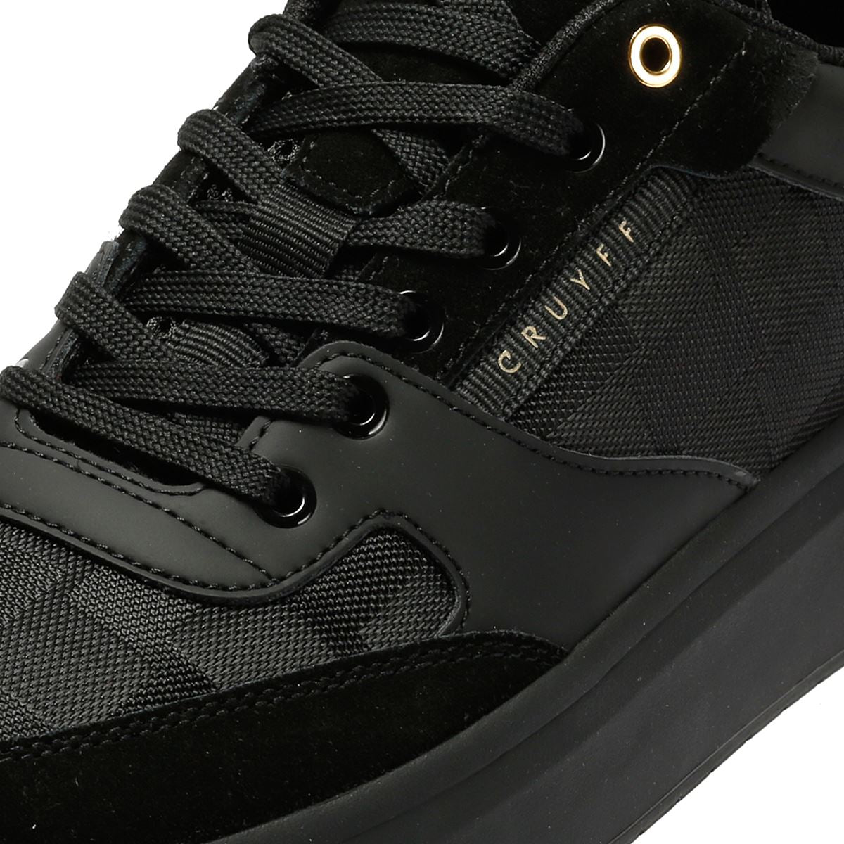 Cruyff Terra Court Men's Black/Gold Trainers